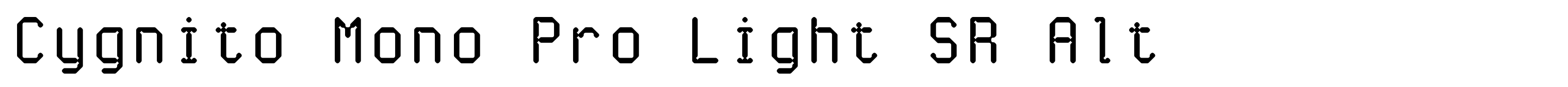 Cygnito Mono Pro Light SR Alt
